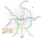 Bangalore India Metro System Subway Diagram Transit Map Train Railroad