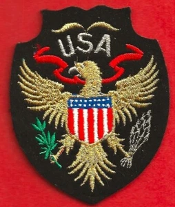 ECUSSON BRODé " USA " QUALITé TRES BON ETAT . ref 23D - Bild 1 von 1