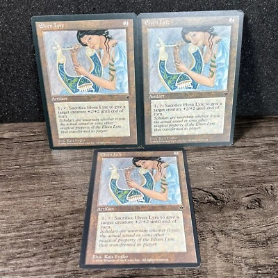 Elven Lyre Fallen Empires Magic The Gathering MTG Rare 3 - Image 1 of 4