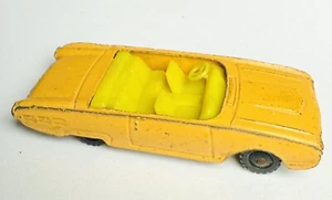 Vintage 1965 Husky Yellow 62 Ford Thunderbird Convertible Diecast/Plastic T-Bird - Picture 1 of 5