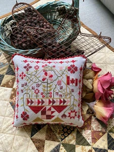 Betsy's Patriotic Basket-Canada Day~Pansy Patch Quilts & Stitchery - Picture 1 of 1