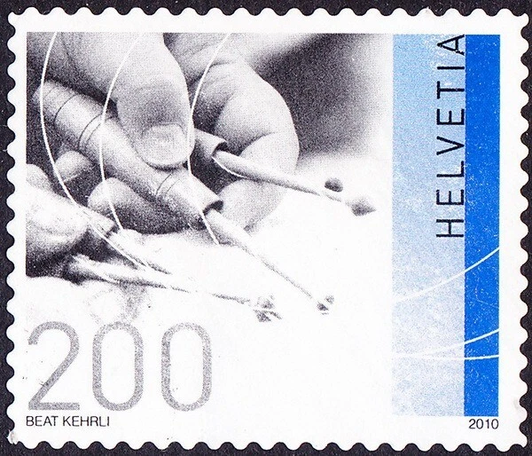 Switzerland - 2010 - 200 Rappen Handicrafts Commemorative Issue # 1401 Very Fine - Image 1 of 1