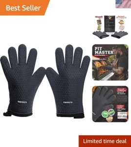 Ultimative Hitzebeständige Grillhandschuhe - Wasserdichte Silikon Ofenhandschuhe zum Grillen - Bild 1 von 11