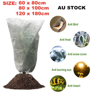 Plant Cover Freeze Frost Protection Bag Garden Shrubs Bags Reusable AU STOCK - Picture 1 of 8