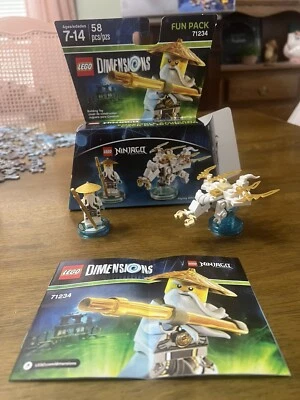 LEGO Dimensions Ninjago: Sensei Wu & Flying White Dragon 71234 - Image 1 of 3