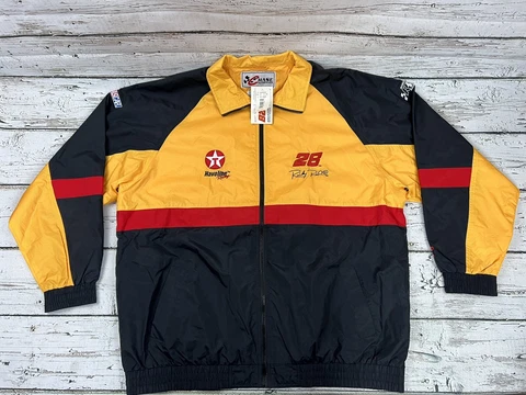 VTG Ricky Rudd #28 Havoline Racing Nascar Full Zip Jacket New With Tags - XXL Cover