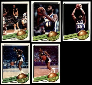 Juego de equipo casi completo Topps Nuggets 1979-80 5 - EX 7035232 (5/6 cartas) - Imagen 1 de 1