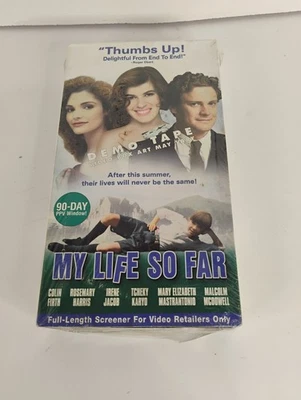 My Life So Far VHS 1999 screener Demo Copy Colin Firth - Image 1 of 4