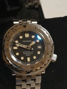 Orologio subacqueo Proxima Deep BLU SBDX019 SLA017 40 MM 200 m - Foto 1 di 13