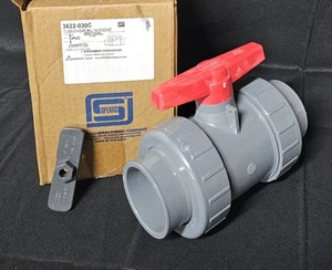Spears True Union 3622-030C 150psi 3" TU 2000 CPVC Standard Ball Valve Socket - Picture 1 of 2