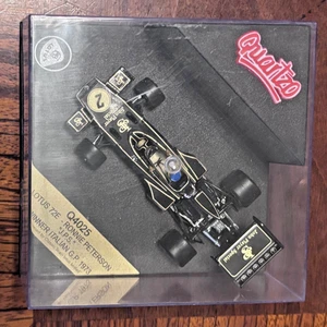 Vintage Quartzo Maßstab 1:43 Q4025 JPS Lotus 72E F1 - 1st Italian GP 1973 #2 Peterson - Bild 1 von 9
