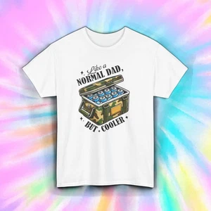 Cool Dad Shirt Like Normal Dad But Cooler Funny Beer Gift Tee S-5XL - Picture 1 of 10
