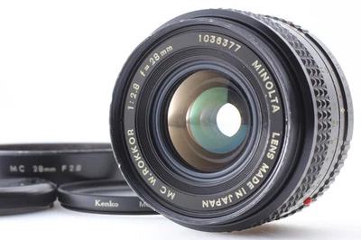 [Casi COMO NUEVO] MINOLTA MC W.ROKKOR 28mm F2.8 MF lente gran angular de JAPÓN - Imagen 1 de 4
