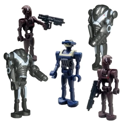 CUSTOM BRICK DESIGN T-Taktik BX-Kommando & B2-RP Battle Droiden passend für LEGO® Star Wars Figuren
