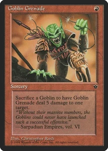 4x Goblin Grenade (various art) - LP - Fallen Empires - SPARROW MAGIC - mtg - Picture 1 of 1