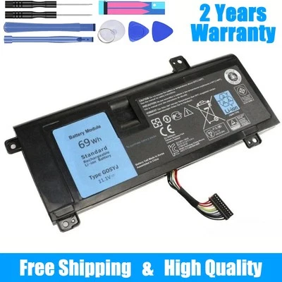 Laptop Akku für Dell Alienware 14 A14 M14X R3 R4 P39G G05YJ 69Wh - Bild 1 von 4