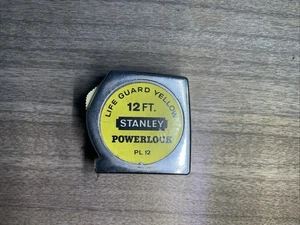 Vintage Stanley Powerlock Maßband PL 12 Rettungsschwimmer gelb 12’ USA - Bild 1 von 7