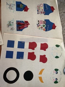 TS Designs Handpainted Needlepoint Canvas Big Christmas Snowman Doll Detailed At - Picture 1 of 3
