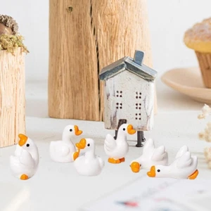 6x Small Goose Statue Computer Monitor Decor for Car Navigator Screen Office - Picture 1 of 7