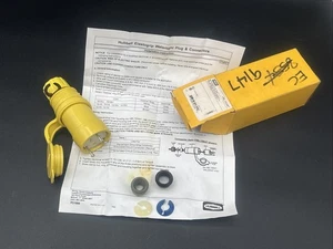 Hubbell HBL15W47 Elastorgrip Watertight Receptacle 2p 3w 15a Amp 125v-ac - Picture 1 of 6