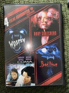4 Horrorfilm-Favoriten: Bad Moon, Body Snatchers, Coma, Wolfen - DVD (Warner) - Bild 1 von 6