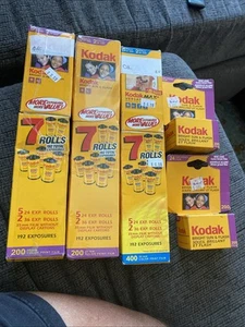 Lot of 23 Kodak 35MM film, Frozen, Expires 2004-2006 200 & 400 Speed - Picture 1 of 9