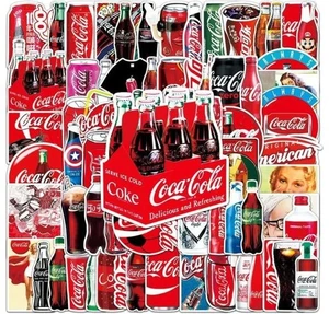 Juego de pegatinas de 50 piezas Coca Cola pegatinas Zero Light Softdrink - Imagen 1 de 4