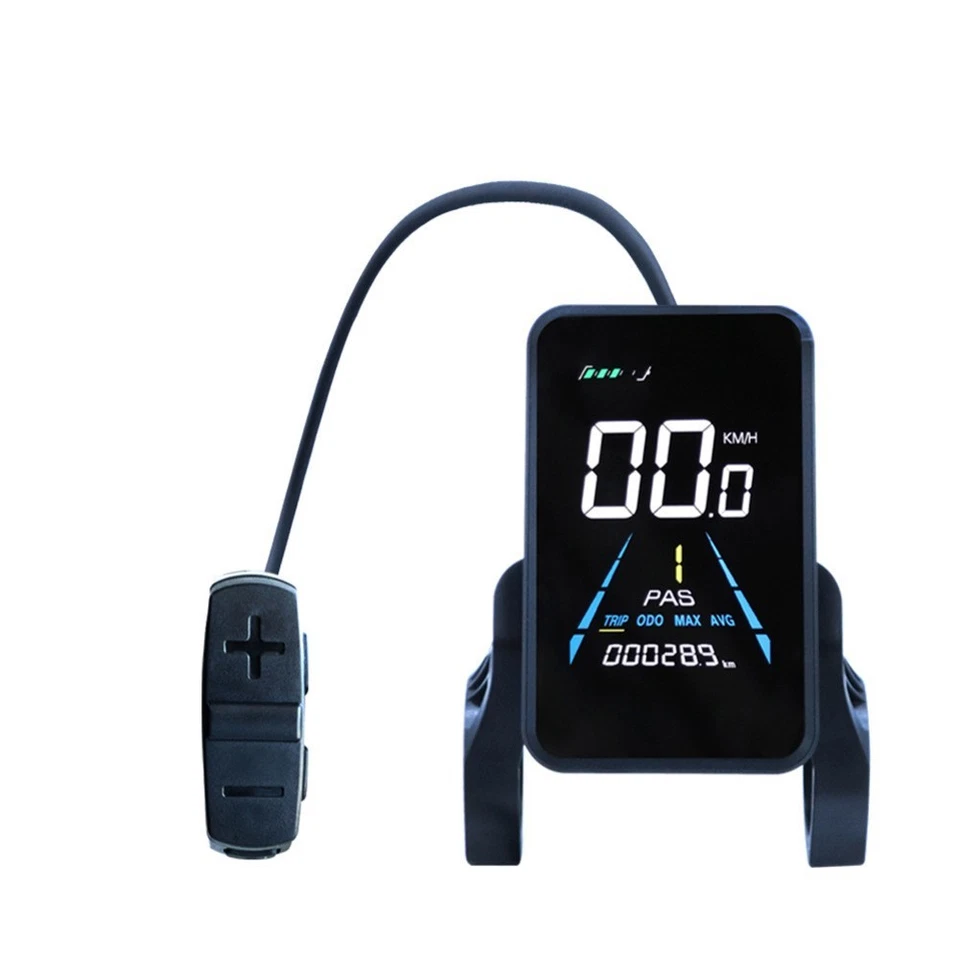 Waterproof Electric Bicycle Dashboard Panel LCD Display with Sensor Connector - Image 1 of 4