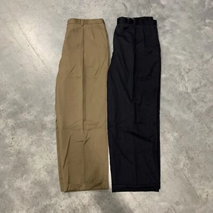 Burberry London Pants 36x28 Lot Of Dress Trouser Pleated Cuffed Lightweight Mens - Picture 1 of 20