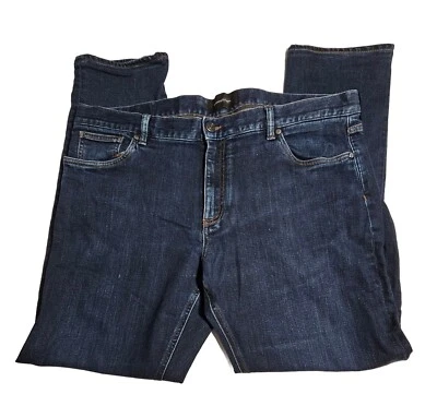 Zegna Mens Jeans 40 x 30.5 Blue Mid Rise Flat Front Slim Fit Denim 4URI70 JS01 - Image 1 of 4