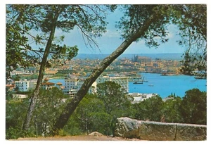 Vintage Palma Mallorca Spain Partial View Postcard Posted 1969 - Picture 1 of 3