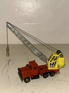 Vintage Ex Corgi No. 1154 Mack Truck Priestman Hi Lift Crane Truck Diecast Model - Picture 1 of 10