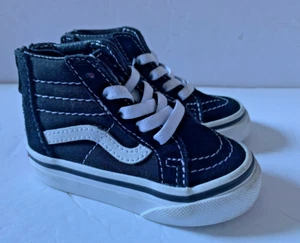VANS "Off The Wall" Old Skool Baby Toddler Skate High Sneakers 721454 Size 4 - Picture 1 of 8