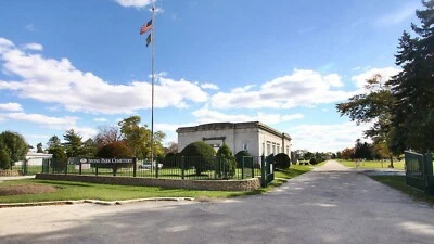2 Adjoining Grave Sites / Cemetery Plots at Irving Park Cemetery in Chicago, IL - Image 1 of 3