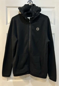 Abercrombie Fitch Full Zip Hoodie Men Size M Casual Grunge Punk Y2K Skater - Picture 1 of 9