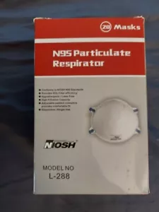 Maschera viso approvata Harley L-288 N95 niosh (1 scatola di 20 maschere) - Foto 1 di 2