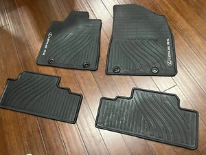 2013-15 Genuine Lexus RX350 RX450h All Weather All Season FLOOR MATS Black - Picture 1 of 5