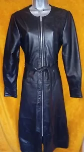 Genuine Leather Long Dress - Picture 1 of 10