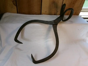 Pinzas para hielo vintage Gifford Wood Co 15" - Imagen 1 de 5