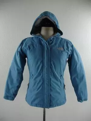 The North Face Girls sz L Blue Greenland Goose Down Parka Jacket Coat Insulated - Image 1 of 4