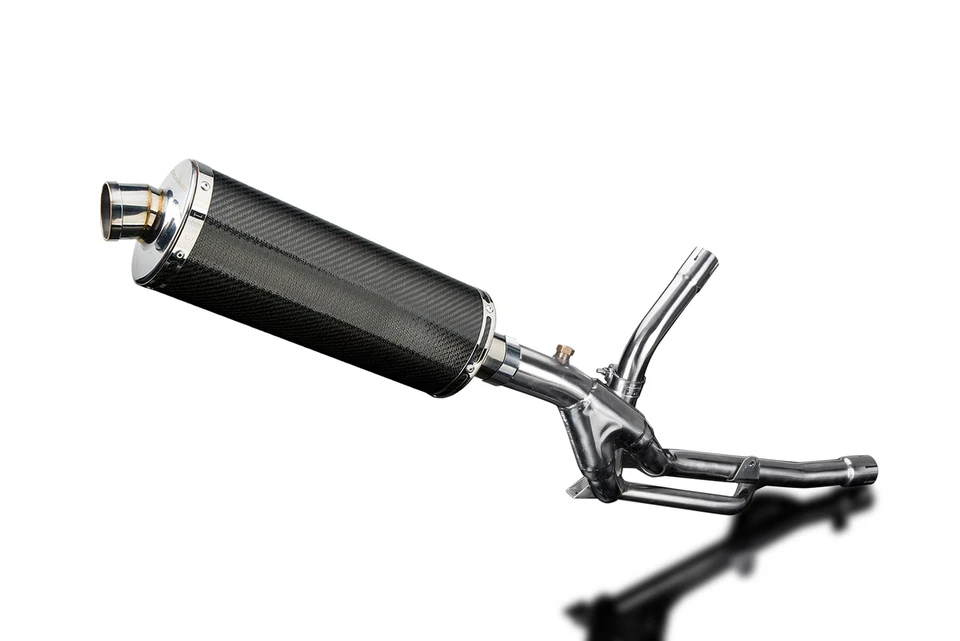 Silenciador de escape Delkevic Suzuki DL650 V-Strom 14" carbono ovalado 17-21 Foto 1 de 3