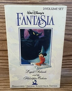 Walt Disney's Fantasia Soundtrack 2 Volume Set Cassette Tapes Mickey Mouse 1990 - Picture 1 of 6