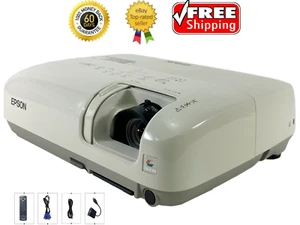 Epson PowerLite 78 3LCD Projector 2200 Lumens Home Theater HD HDMI-Adapter - Picture 1 of 9