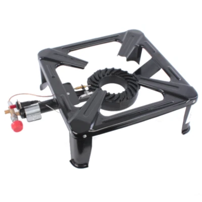 Hockerkocher Gaskocher Campingkocher Gasbrenner Wok 7,5kW mit Zündsicherung  - Bild 1 von 4