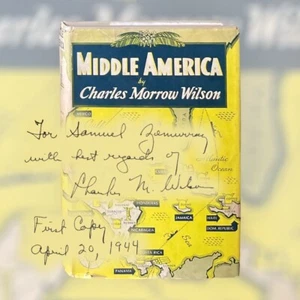 SIGNED 1st printing - Middle America by Charles Morrow Wilson (1944, HCDJ) - Picture 1 of 19