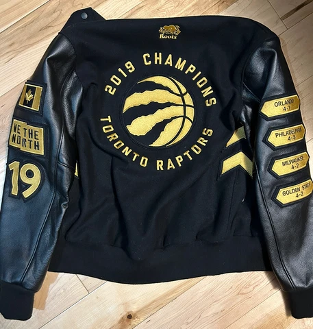 Toronto Raptors 2019 Championship Varsity Roots Jacket  Limited Edition - Large Cover