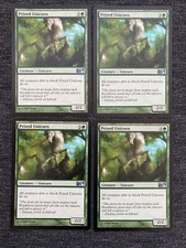 4x Prized Unicorn MTG Magic 2010 (M10) NM Magic Regular