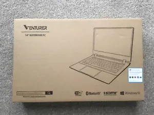 VENTURER 14" NOTEBOOK PC Europa 14 Plus N4000 64GB Full HD 4GB - Picture 1 of 5