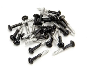 From The Anvil 83756 Negro SS 3,5 x 25 Tornillos Cabeza Redonda (25) - Imagen 1 de 1