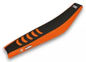 Black/Orange DG3 Gripper Seat Cover KTM 450SXF 2011 2012 2013 2014 2015 SXF450 - Picture 1 of 3